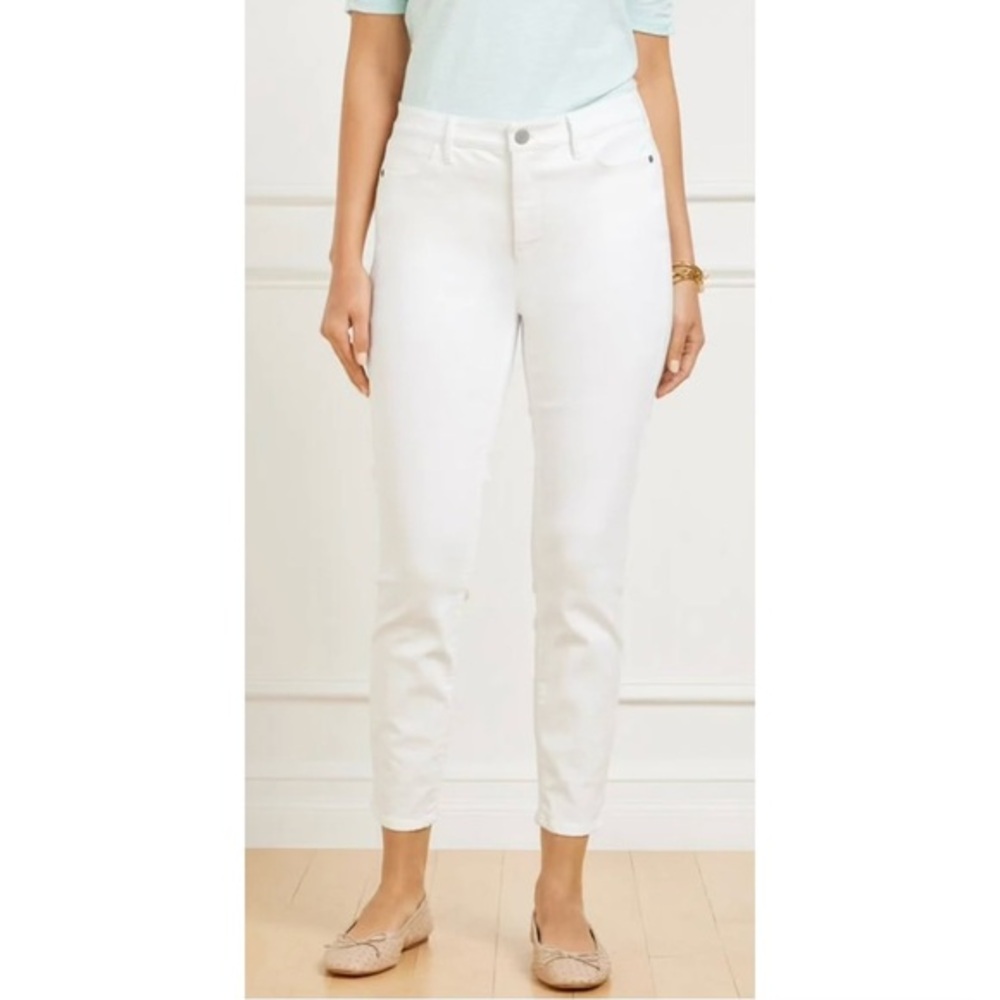 TALBOTS high waist jeggings crop jeans 14